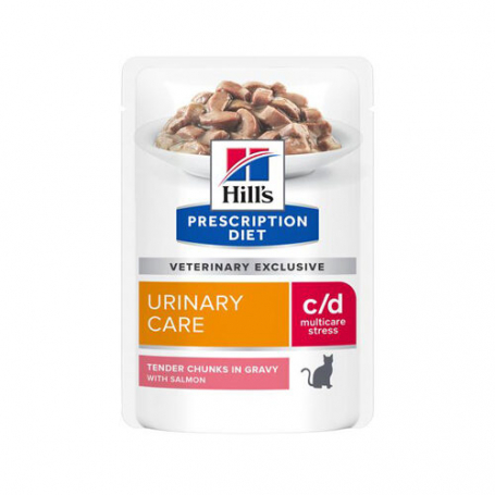 Prescription Diet c/d Urinary Stress Feline Salmon