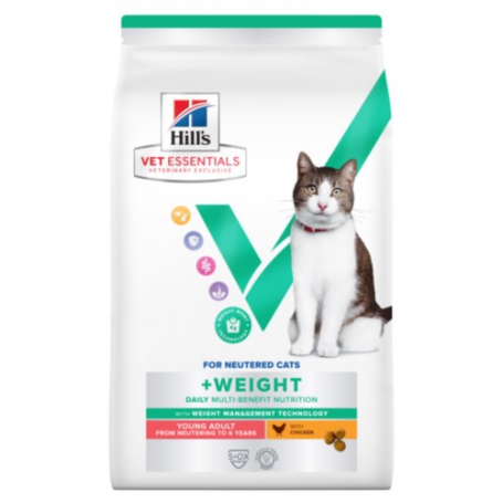 Hill's Vetess Feline Multi-Benefit + Weight Young Adult 3KG Hill's Vetess Feline Multi-Benefit + Weight Young Adult 3KG