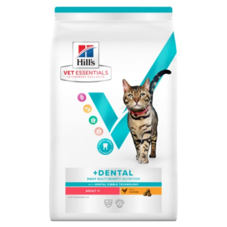 Hill's VetEssentials Feline Multi-Benefit Dental Adult Chicken 1,5KG Hill's VetEssentials Feline Multi-Benefit Dental Adult Chicken 1,5KG