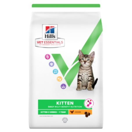 HILLS VETESS FELINE MBEN KITTEN ACTIVBIOME CHICKEN 1,5KG