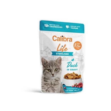 Calibra Cat Life Pouches - Duck In Gravy - 28x85G Calibra Cat Life Pouches - Duck In Gravy - 28x85G