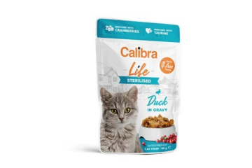 Calibra Cat Life Pouches - Duck In Gravy - 28x85G